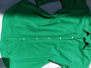 Green Poplin Shirt