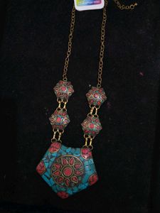Ethnic Afghan Antique Necklace Boho Style