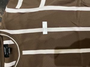 ASOS Brown Stripe Tee - Size M