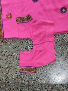 Pink Mekhela Beautiful Saree