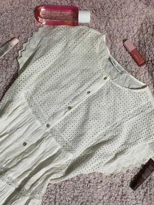 White Eyelet Dress