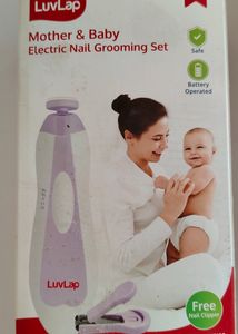 Luvlap Mother & Baby Electric Nail Grooming Set