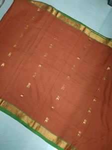 Simple Pure Kanchi Pattu Saree 🧡
