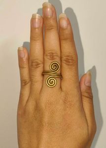 Antique Tribal Bracelet And Ring Set