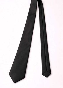 Solid Black Tie