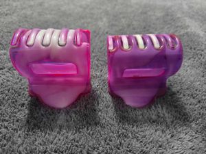 Pink Claw Hair Clips - Y2K