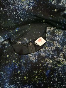 Galaxy Print Bodycon Dress