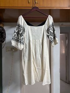 Embroided dress + Padded Cami