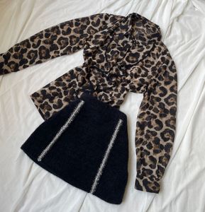 y2k frill shirt