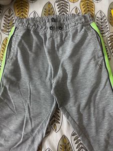 Gray Striped Sweatpants