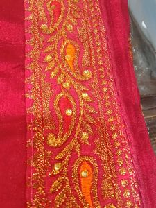 Elegant rose  Saree