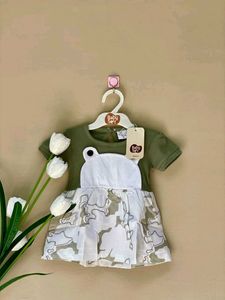 New Cute Froggy Baby Dress