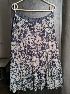 Floral Print Midi Skirt