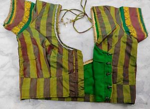 Multi color Silk blouse
