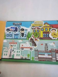 Velcro Educational Book