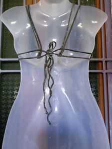 ZARA😍Shimmery Bikni Top