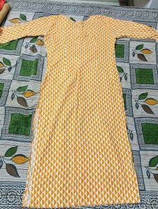 Geometric Print Long Dress