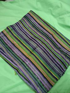Plain Cotton Fabric With Dupatta