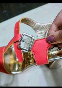 Red Golden Heels