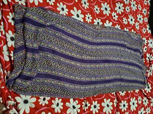 Purple Embroidered Kurti