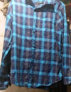 Navy Blue Full Sleeve Shirt