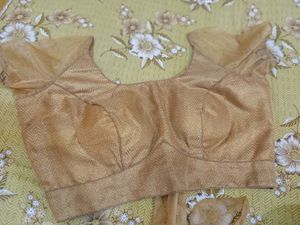New Golden Blouse Back Open