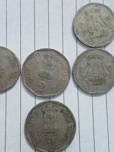 Combo Of Old Coins