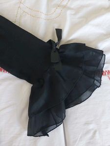 Black Top with Bell Sleeves
