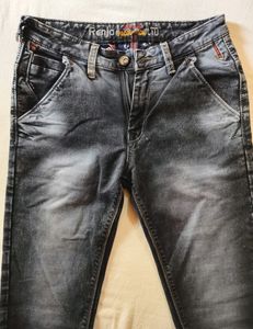 Renjo Jeans Blue/Black Size - 28