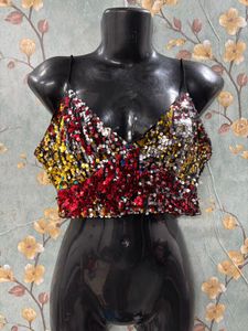 Women Sequin Bralette