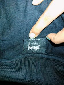 Non Used Casual Black Crop Top