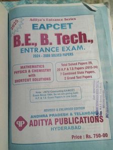 EAPCET B.E. B.Tech Entrance Exam Book