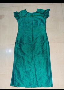 NEW Teal &amp; Gold Embroidered Kurta Set