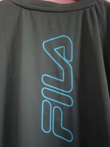 FILA Gray Graphic Tee - Size M