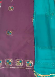 Premium Quality Unstitched Suit With Dupatta
