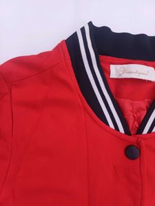 🎈Retro Red Varsity Jacket