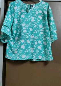 Derifa Casual Layered Printed Top