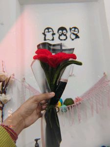 Red Pipecleaner Flower Bouquet❤️