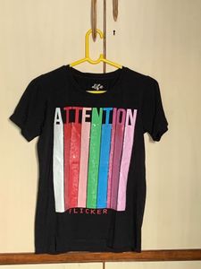 Unisex Black Partywear T-shirt