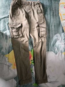 Green Olives Nd Black Cargo Pants
