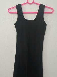Black Bodycon Midi Dress