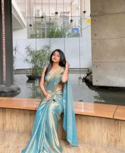Elegant Blue Saree