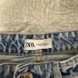 Zara Straight High Rise Jeans