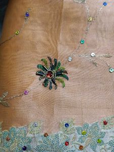 Embroidered Ethnic Saree