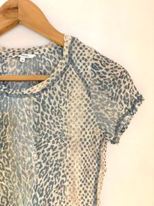 Leopard Print Beautiful Mesh Top