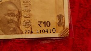 10 Rs Unique No Note (410410)