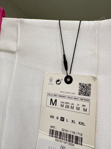 Zara White Trousers