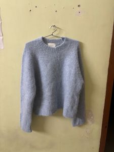 Blue Knit Sweater