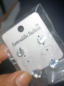Heart Necklace Set &amp; Diamond Earrings
