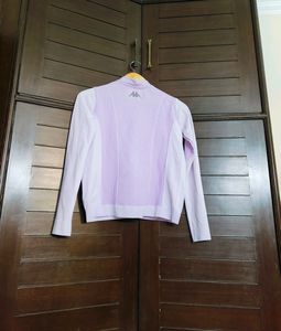 Kappa Striped Brand Logo Zip-Front Sport Jacket